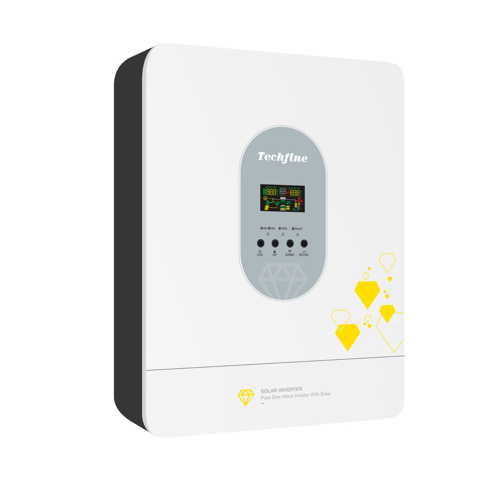 Techfine High Frequency Single Phase 4KW 24V Inverter