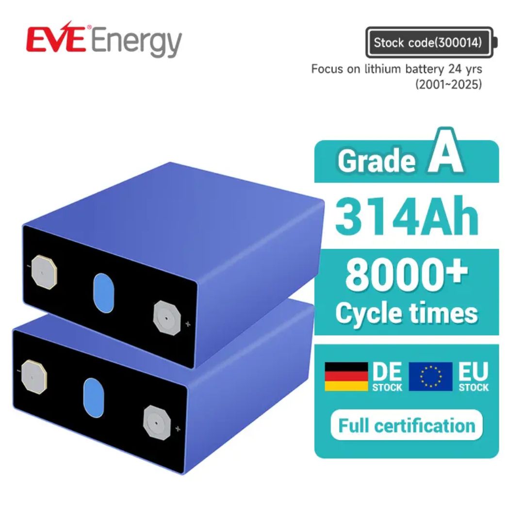ENERGO 12V 314Ah LiFePO4 Battery (EVE Cell + JK Smart BMS) thumbnail 2