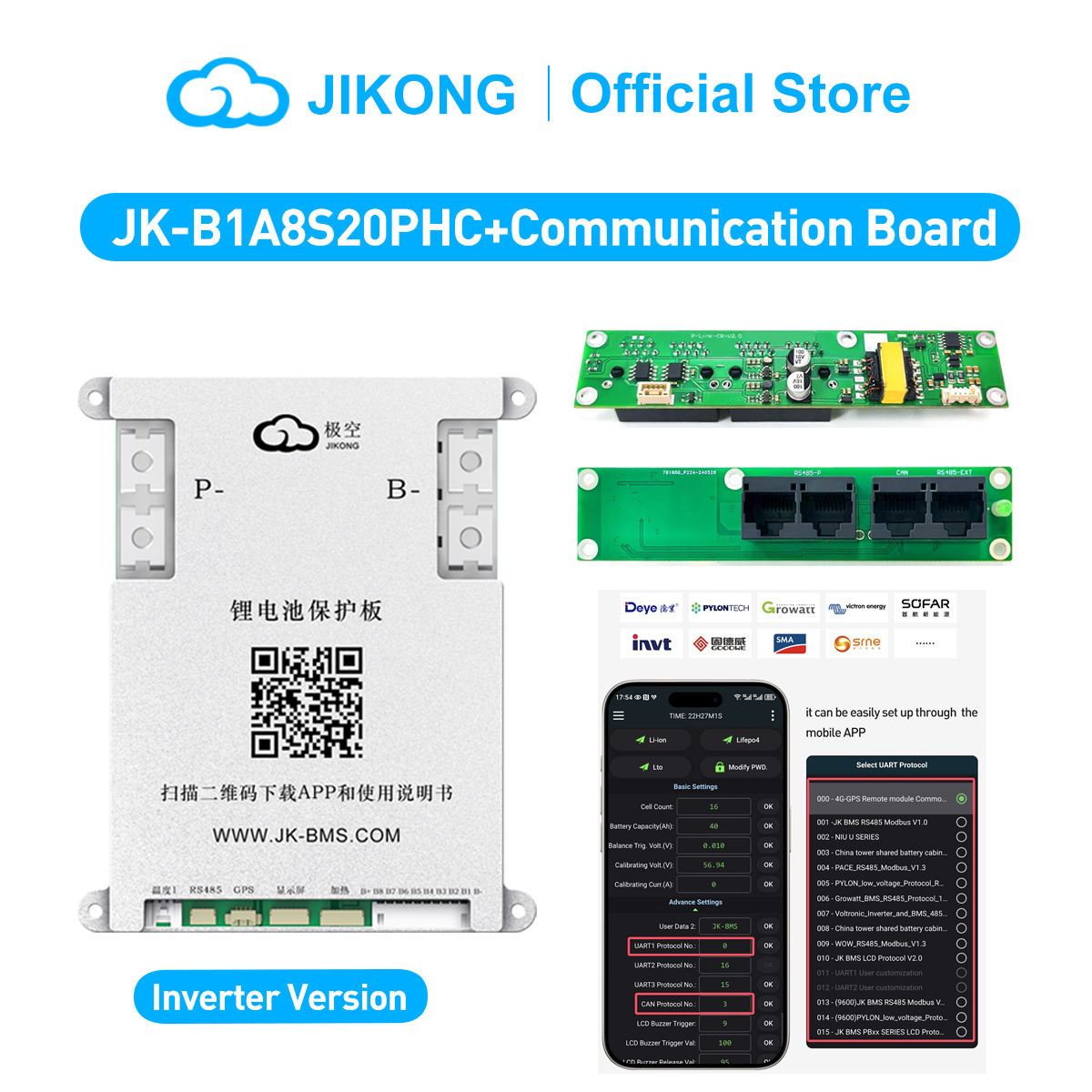 ENERGO 12V 314Ah LiFePO4 Battery (EVE Cell + JK Smart BMS) thumbnail 3